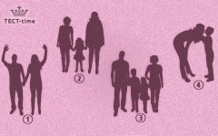 Тест на определение ценностей: какая из этих семей, по вашему мнению, выглядит самой счастливой?